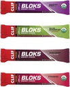 CLIF BLOKS - Chews de energía - 4 Flavor Variety Pack - Non-GMO - Alimentación basada en plantas - Carbs rápidos para el ciclismo y el funcionamiento - Workout Snack (2.1 Ounce Packet, 12 Cuenta)
