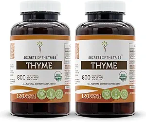Secretos de la tribu tomillo USDA Organic 120 Capsules (2 pcs.)