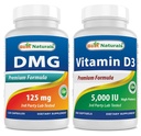 Best Naturals DMG 125 mg & Vitamin D3 5000 IU