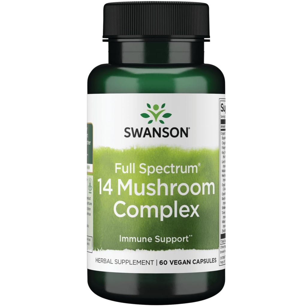 Swanson Full SPEC 14 MUSHRM CMPLX 60VEGANCAP