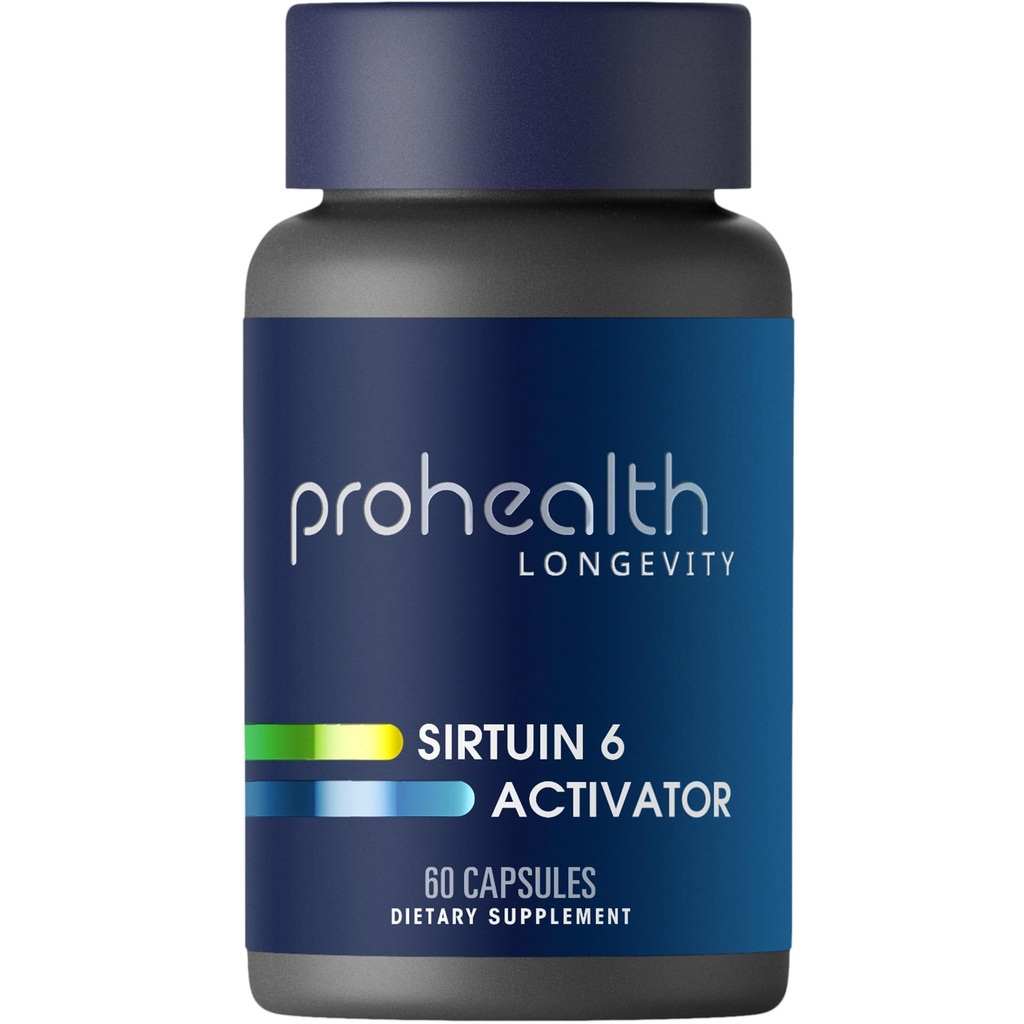 ProHealth Sirtuin 6 Activator | 60 Capsules | Fucoidan-Rich Seaweed Extract to Activate SIRT6 for Longevity, DNA & Cellular Support | Triple Lab-Tested, GMP-Manufactured in USA