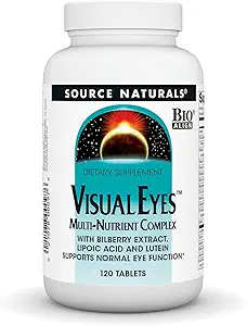 Fuente Naturales Ojos Visuales, Complejo Multi-Nutrient - 120 Tablets