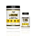 L-Creatine Powder + 17-BOL Capsules Bundle – Creatine Monohydrate with Leucine & HMB and Pre-Workout Support Formula – Dietary Supplements for Training & Muscle Support