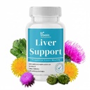 VITAMIN SOLUTIONS Liver Cleanse Detox and Repair - Milk Thistle Supplement with Chlorophyll, Digestive Enzymes, Artichoke &amp; Dandelion for Natural Gallbladder Support, 30 Vegan Capsules