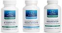 Equilife - Complejo B Activado (60 ct.), Magnesio Full Spectrum (180 ct.), Multi-Vitamin Activado diariamente (30 Servimientos)