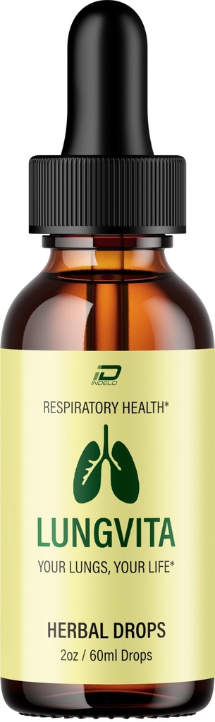 Lungvita Advanced Formula Drops Liquid Supplement for Health Support - 1 Month Supply