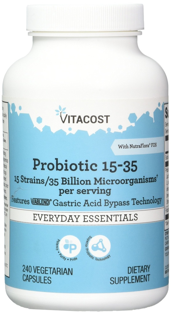 Vitacost Probiotic 15 - 35 Billion 240 Capsules