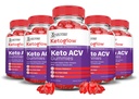 (5 Pack) Keto Glow Keto ACV Gummies Advanced Formula 1000MG Ketoglow Keto Gummies Apple Cider Vinegar Formulated with Pomegranate Beet Juice Powder B12 Vegan Non GMO 300 Gummys