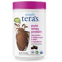 Simply tera's Pure Whey Protein Powder - Dark Chocolate Clean Whey Protein Powder, Made Without Artificial Sweeteners, Clean Label, Non-GMO, Kosher, rBGH-Free - 12 Oz
