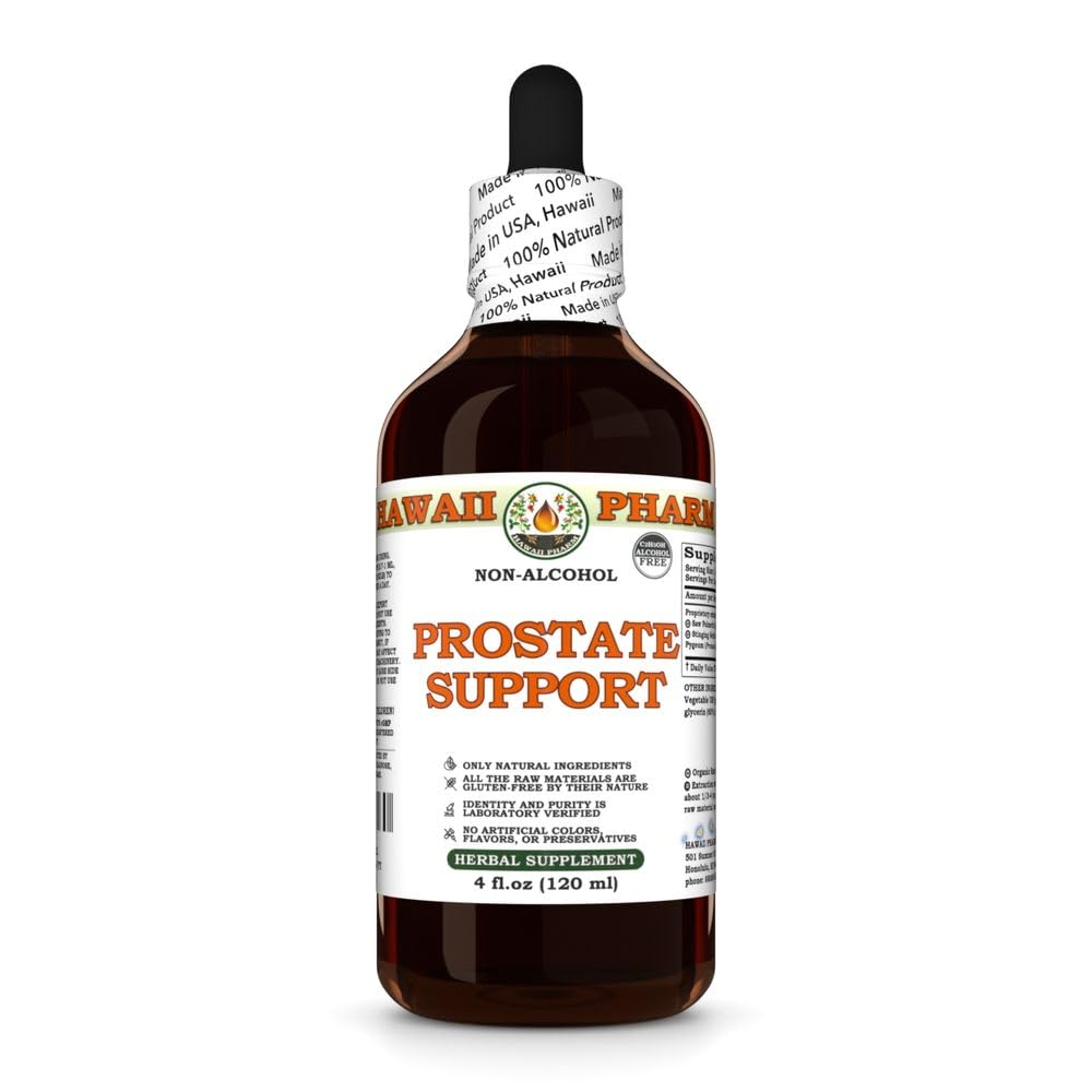 Prostate Support Glycerite, All Natural, Vegan, Lab Tested Alcohol-Free Liquid Extract - 4 fl.oz