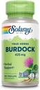 SOLARAY Burdock Root 425 mg - Vida sana, Riñón, Digestión, Circulación, Soporte de piel conjunto - Actividad antioxidante - No GMO - 100 VegCaps