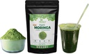 MOGO - Orgánica Moringa Leaf Powder 1 LB y Moringa Capsule - 180 Conde