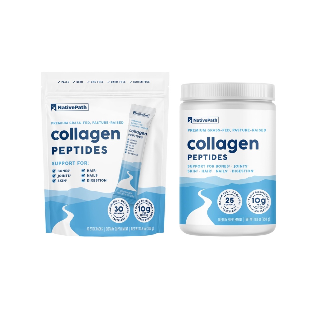 NativePath Collagen Stick Packs and Collagen 25 Bundle