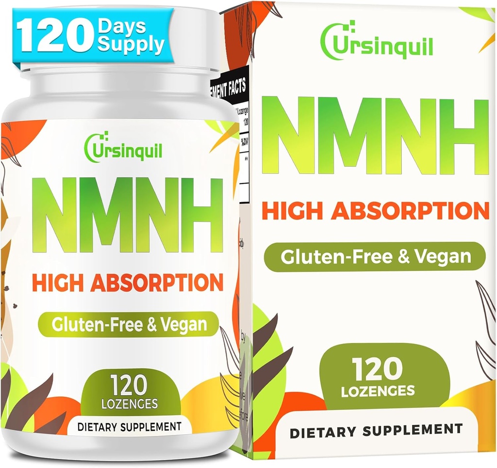Sublingual NMNH 500mg (Dihidronicotinamide Mononucleotide) (120 Servings, NMNH 500mg per Serving) NAD Suplemento a Boost NAD Levels as We Age, for Anti-Aging, Energy, Immunity, Focus - 120 Count
