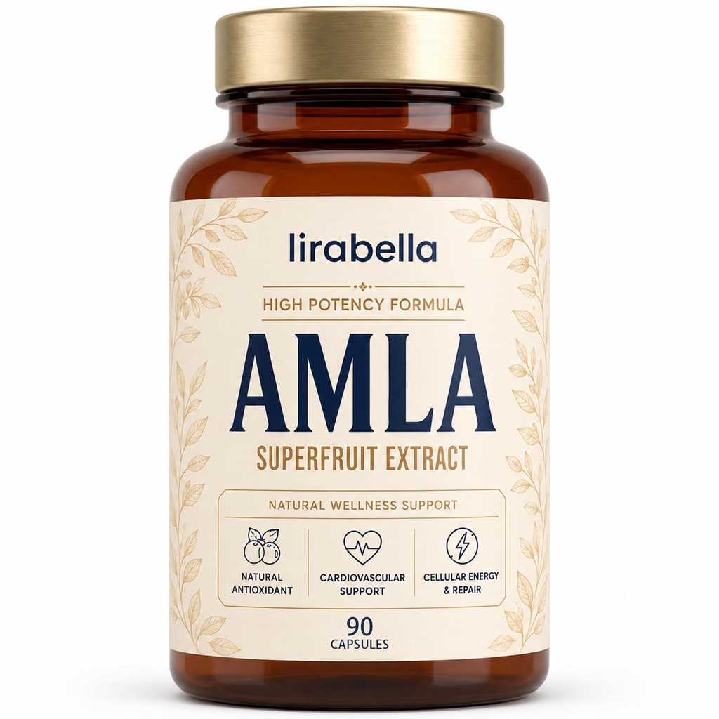 Lirabella Amla Capsules, 90 Count