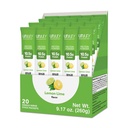 Unjury Whey Protein Powder Individual Stick Packs | Lemon Lime | 10.5g 100% Whey Isolate Protein Powder | Low Carb and Lactose Free | Gluten Free | Certified Kosher | 20 Servings