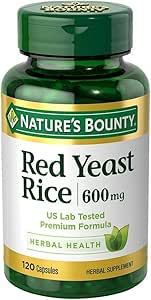 Rice de levadura roja de la naturaleza 600mg 120 capsules (Pack of 2)