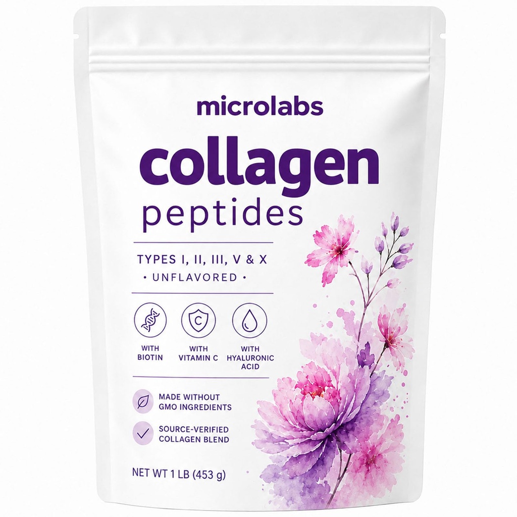 Microlabs Collagen Peptides, 1 lb