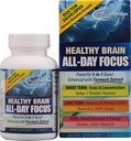 Nutrición Aplicada Saludable Cerebro Todo-Day Focus - 50 Tabletas - Potente 3-en-1 Cerebro Booster con Extracto Turmérico - 25 Serviciones