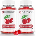 PUREFINITY Tart Cherry Gummies – Uric Acid Flush for Joint Relief & Recovery, Raw Juice Extract Antioxidant – Non-GMO, Gluten Free, Vegan, 60 Conde (Pack of 2)