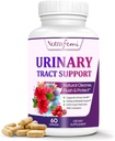 Natural Urinary Tract Health Supplements for Women, UTI Health Support, Flushes Impurities and Cleanses Urinary System, Bladder Support, D-Mannose with Cranberry, Dandelion & Hibiscus