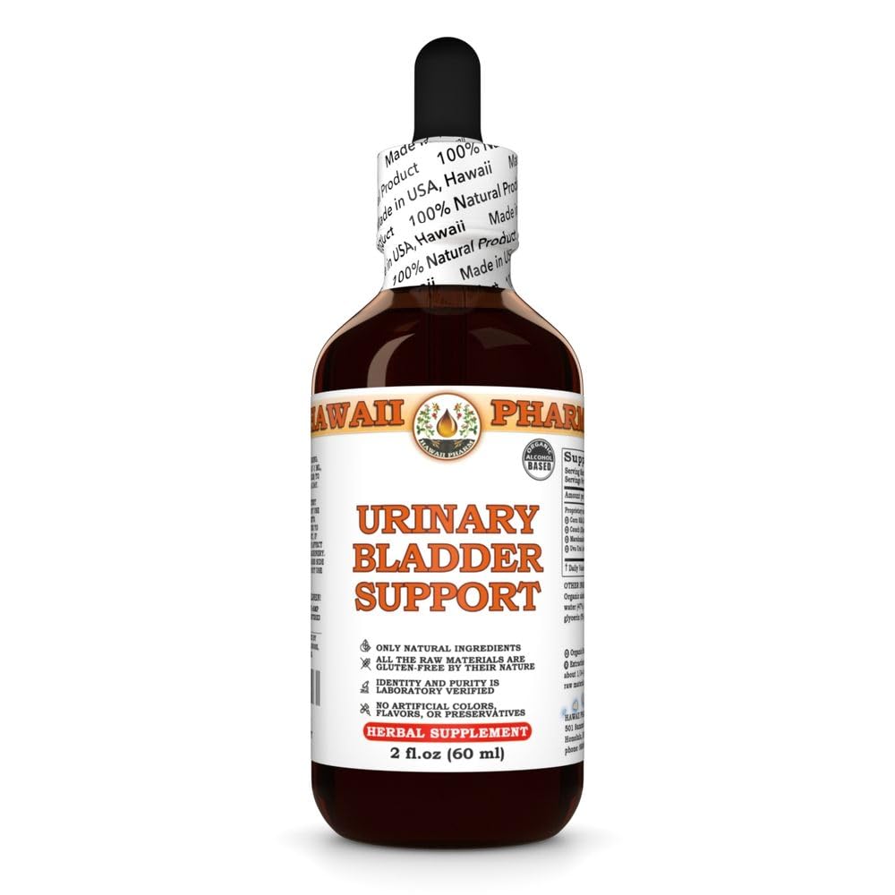 Urinary Bladder Support Tincture, All Natural, Vegan, Pure Liquid Extract - 2 fl.oz