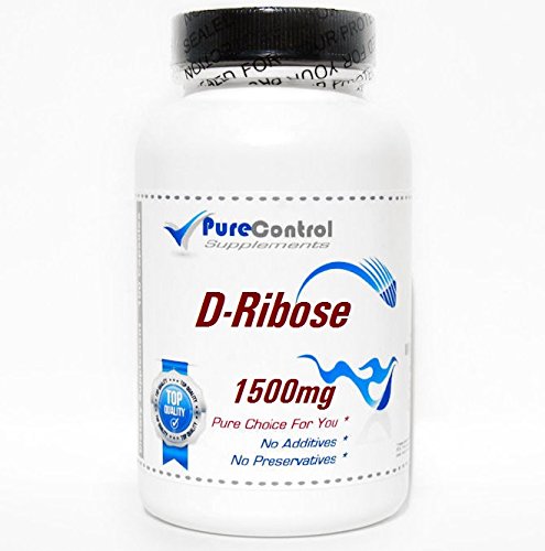 D-Ribose 1500mg // 90 Capsules // Pure // by PureControl Supplements