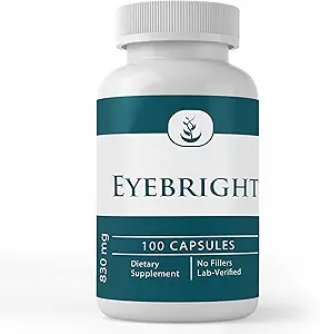 Ingredientes originales puros Eyebright, (100 capsules) Siempre puros, sin aditivos ni artillerías, Lab Verified