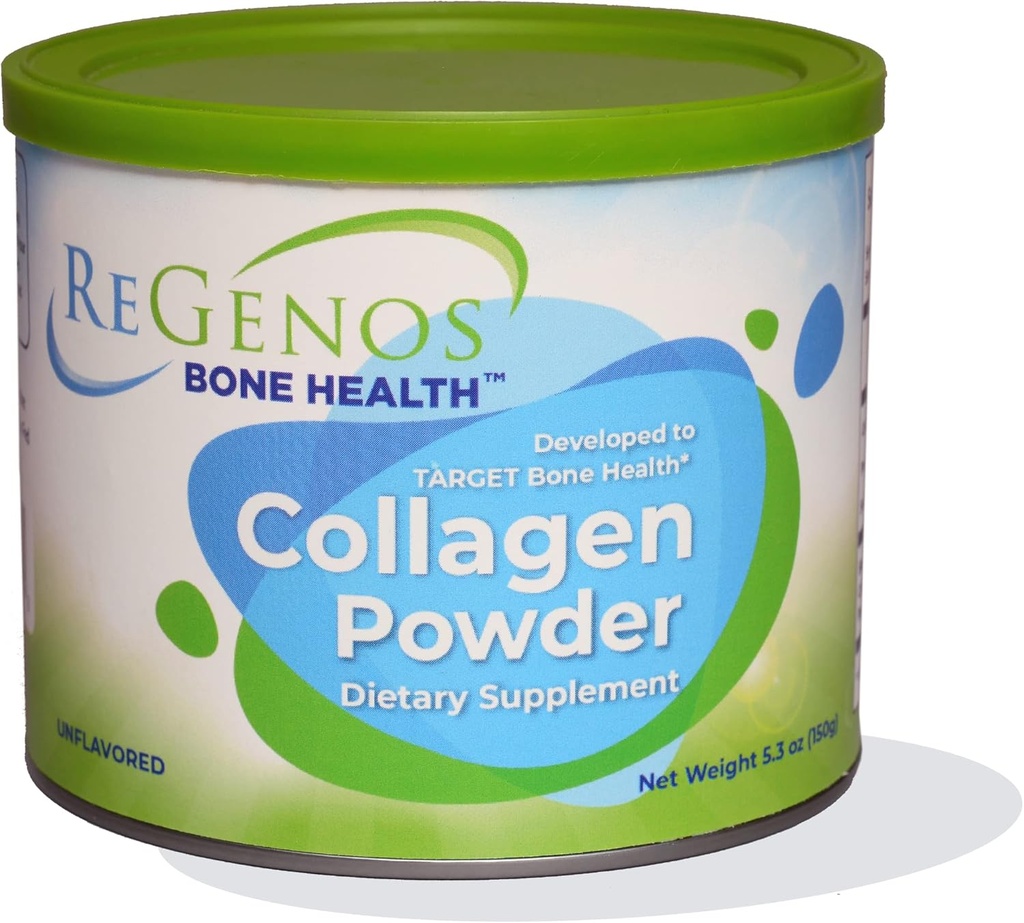 Collagen, Bioactive Hydrolyzed Collagen Peptides Powder Supplement, FORTIBONE®, Unflavored, Tipo 1 y 3, Gluten Free, Kosher, 30 Day Supply (1 Pack)