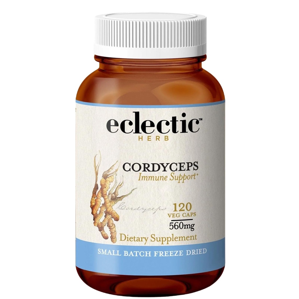 Eclectic Cordyceps FDV, 120 Count
