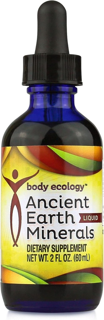 Ecología del cuerpo Antigua Tierra Minerales Líquidos TENIDO 100% Trace Mineral depurado vegetal Suplemento Líquido TENIDO Solución electrolítica de absorción rápida para soporte inmuno TEN 60 Servimientos (2 fl oz)