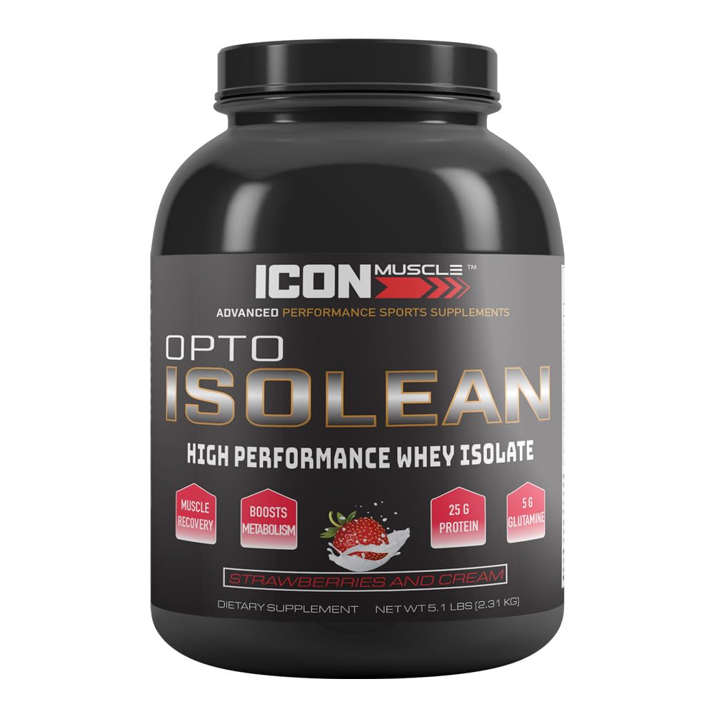 Isolean Whey Protein Isolate 5 Pound Strawberry