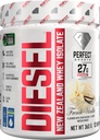 PERFECT SPORTS Diesel 100% New Zealand Whey Protein Isolate | Stevia Sweetened, No Artificial Ingredients, Keto | 0g Carb, 0g Fat, 27g Protein | 360 Grams (French Vanilla)