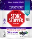 Stone Stopper Drink Mix, Wild Berry, Kidney Stone Prevention, Calcium Oxalate Protector, Alkali Citrate Support, Desarrollado por los urólogos para mejorar la higiene y apoyar la salud del riñón, 30 Day Supply