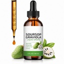 Soursop Graviola Liquid Drops: Soursop Leaf and Fruit Extrat, Sugar and Alchol Free