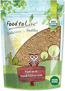 Comida para vivir - Camu ecológico Camu Powder, 1 libra - No GMO, Kosher, Raw, Vegan Superfood, Bulk, No irradiado, Puro, Grande para hornear y bebidas