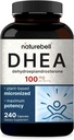 NatureBell DHEA 100mg, 240 Capsules ← Max Strength, grado micronizado para una mejor absorción – apoya el nivel de energía, el metabolismo y el envejecimiento saludable para hombres y mujeres – No GMO, hecho en EE.UU.