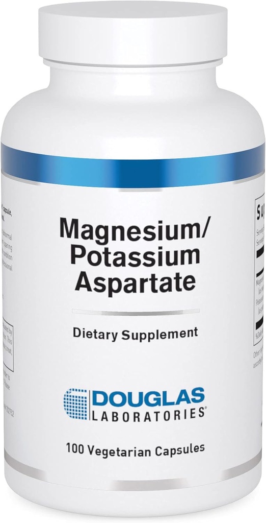 Douglas Laboratories Magnesium/Potassium Aspartate ← Soporta la salud cardiovascular y el músculo esquelético contractility ← 100 Capsules