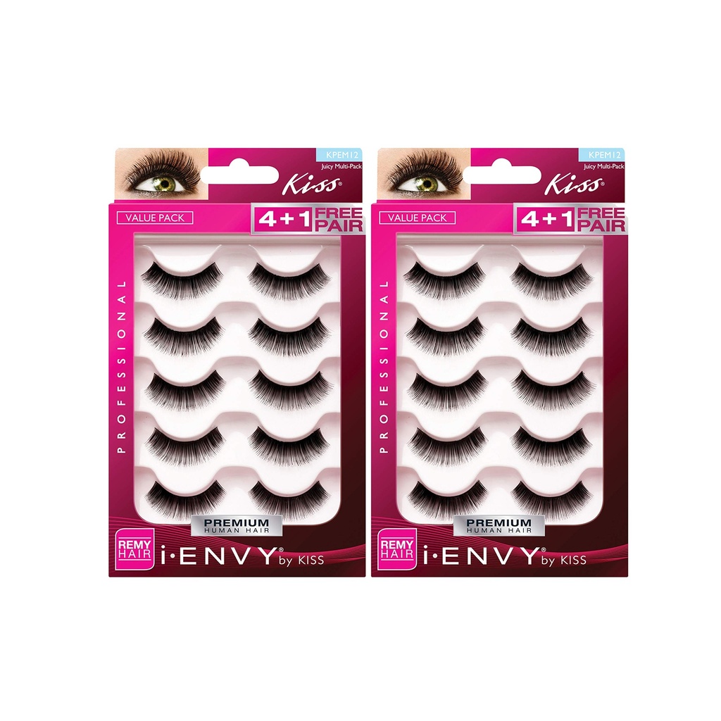 i•ENVY by Kiss Eye Lash Value Pack #KPEM12 (2 Pack)
