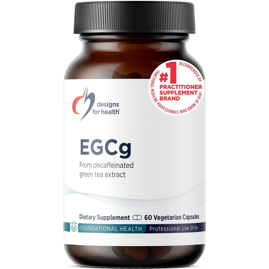 Designs for Health EGCg - Decaffeinated Green Tea Extract (225mg) + Polyphenols Antioxidant Supplement - Non-GMO Vegan Green Tea Pills (60 Capsules)