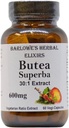 Barlowe's Herbal Elixirs Butea Superba Extracto 30:1 TEN 600mg Por Capsule TEN Thai Hombre Vitality Herb ← 60 Vegan Capsules ← High Flavonoid Content TEN Stearate-Free, Glass Bottled