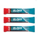 CLIF BLOKS - Cerdos de energía - Punch tropical con 25 mg Caffeine- Non-GMO - Alimentación basada en plantas - Combustible rápido para el ciclismo y el funcionamiento -Snack de entrenamiento (2.1 Unce Packet, 3 Cuenta)