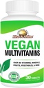 MultiVitaminas Veganas Rise-N-Shine MultiVitamin y MultiMineral para Hombres y Mujeres con Más de 80 Vitaminas, Minerales, Frutas, Verduras y Más 30 Cuentas