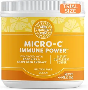 Vimergy Micro-C Immune Power TM *- 125g - Gentle Form – Antioxidant Phytonutrients – Immune & Nerve Support – Benefits Bone & Cartilage – Gluten-Free – Kosher – Vegan