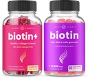 NutraChamps Biotin+ &amp; Biotin. El Duo completo para el cabello, la piel y las uñas.