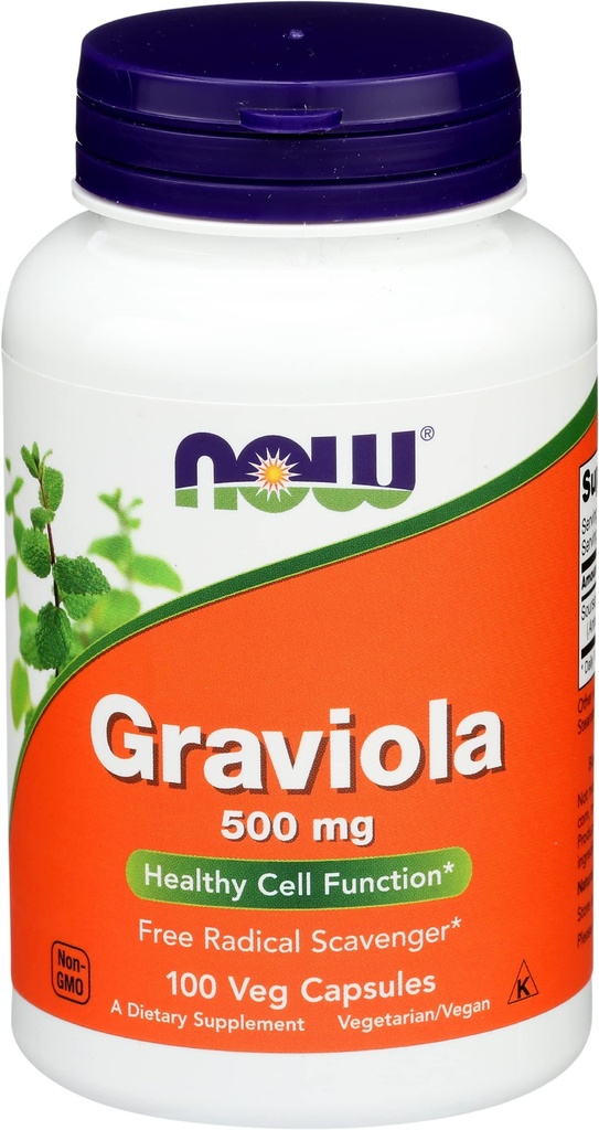 NOW Foods Graviola ,100 Capsules
