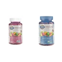 Garden of Life Organics Women 40+ Gummy Vitamins - Berry - Certified Organic, Non-GMO, Vegan & Organics Men's Gummy Vitamins Multi Berry, 120 Count