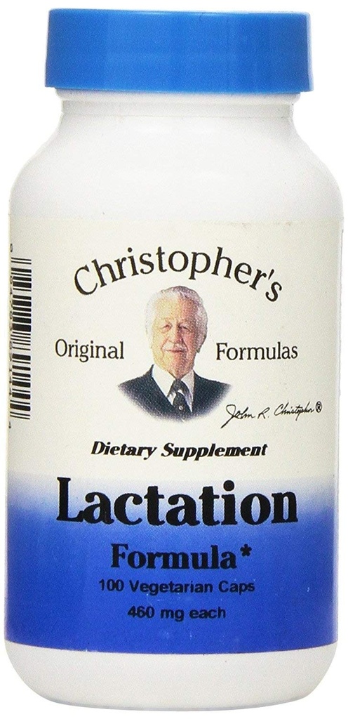 Christopher's Original Formulas Lactation Formula, 100 Capsules (Pack of 2)