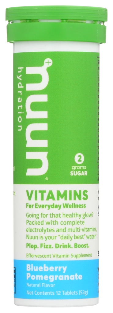 Nuun, Drink Tab Blueberry Pomegranate, 1.9 Ounce