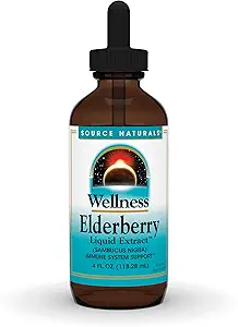 Fuente Natural Wellness Elderberry Liquid Extract, for Immune System Support* - Sambucus nigra - 4 Fluid oz